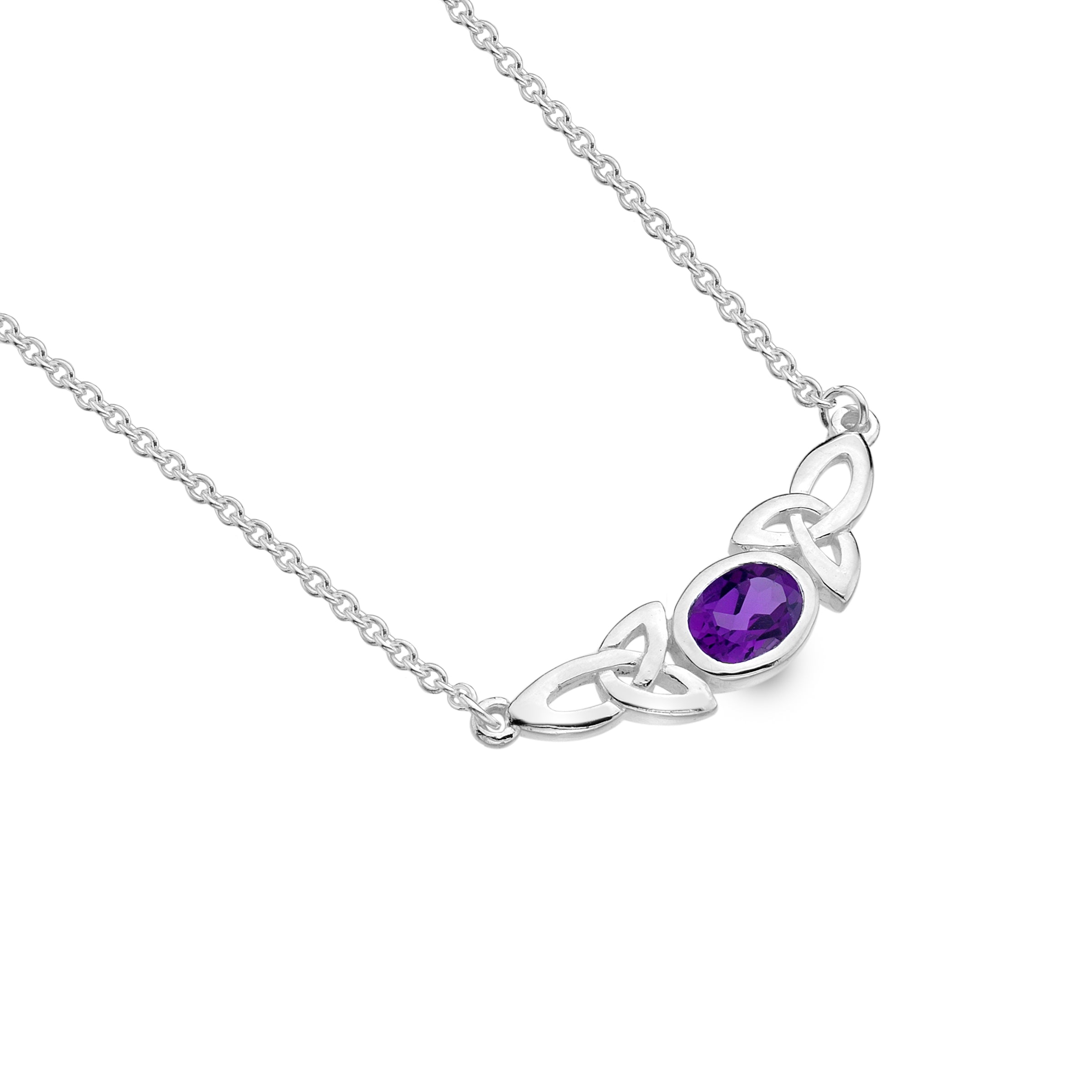 Amethyst Celtic Heritage Necklace